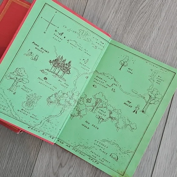 Vintage 60s Winnie The Pooh & The House At Pooh‎ Corner Hardcover Books - Picture 12 of 16